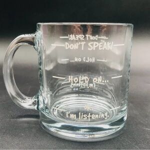 Clear Glass Coffee Mug